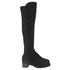 Women's Stuart Weitzman Tia Over-The-Knee Boots in Black Suede