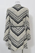 Women's Ba&Sh Ilda Open Knit Belted Cardigan in Black and White Polyester