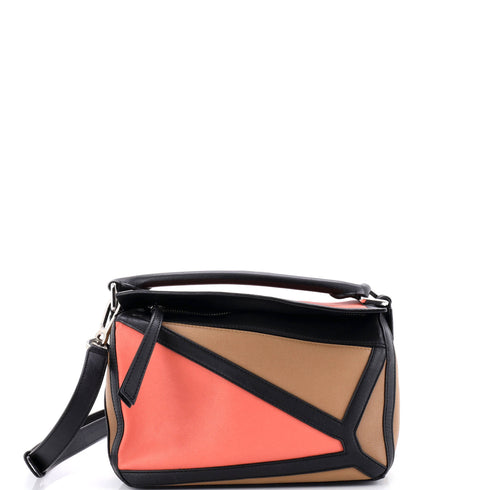 Puzzle Bag Leather Small