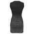 Women's Dsquared2 V-Neck Mini Dress in Grey Virgin Wool