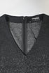 Women's Dsquared2 V-Neck Mini Dress in Grey Virgin Wool
