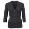 Women's Jil Sander Buttoned Cardigan in Grey Wool