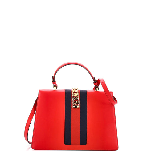 Sylvie Top Handle Bag Leather Medium