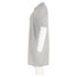 Women's Alexander Wang Mini Fray Detail Shirt Dress in Grey Cotton