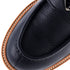 Men's Triangle Logo Loafers Spazzolato Leather