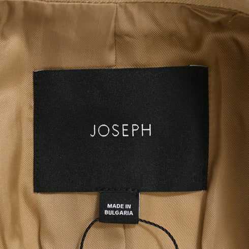 Women's Joseph Julia Oversized Open Blazer in Brown Linen
