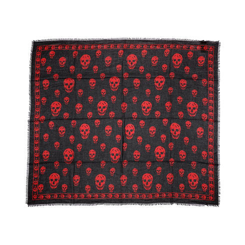 Skull Silk Scarf