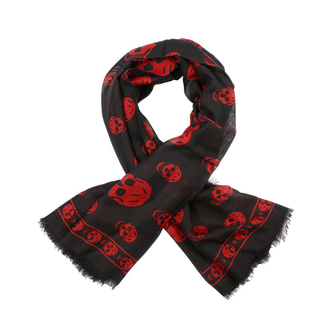 Skull Silk Scarf