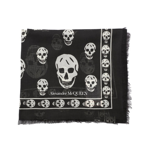 Skull Silk Scarf