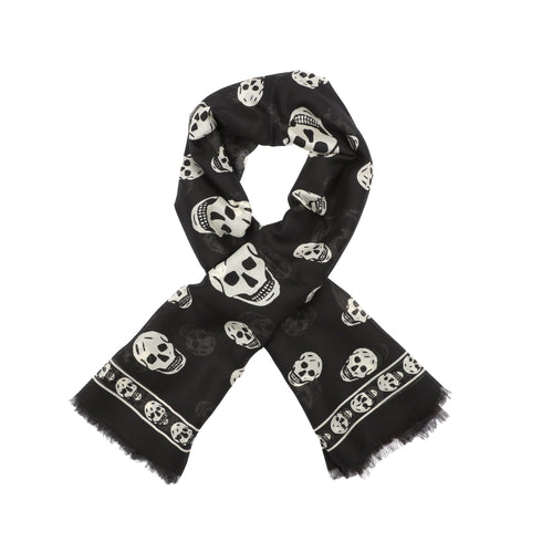 Skull Silk Scarf