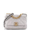 19 Flap Bag Quilted Leather Medium