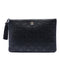 Diamond Double Stitch O Case Clutch Quilted Calfskin Large