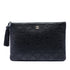 Diamond Double Stitch O Case Clutch Quilted Calfskin Large