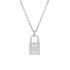 Amulettes Cadenas Pendant Necklace 18K White Gold with Diamonds