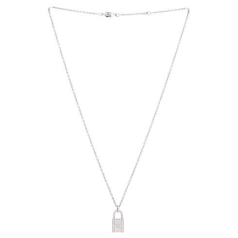Amulettes Cadenas Pendant Necklace 18K White Gold with Diamonds