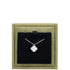 Sweet Alhambra Pendant Necklace 18K White Gold with Diamonds