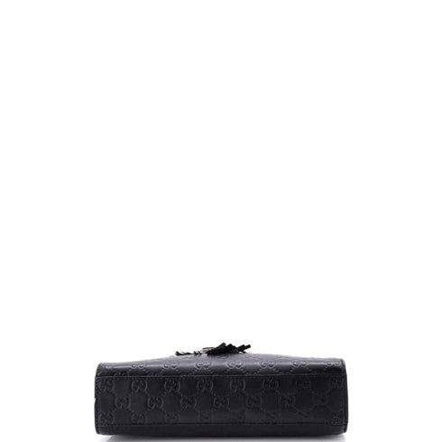 Emily Chain Flap Shoulder Bag Guccissima Leather Small