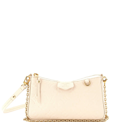 Easy Pouch on Strap Monogram Empreinte Leather