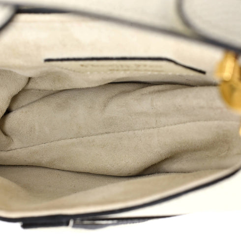 Saddle Handbag Leather Mini