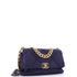 19 Flap Bag Quilted Canvas Large