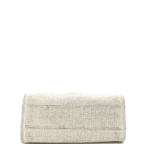Deauville Tote Raffia with Glitter Detail Small