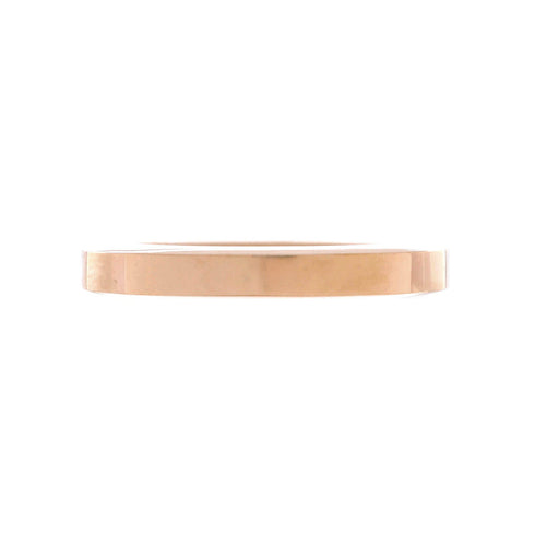 Lock Ring 18K Rose Gold with Pink Sapphires
