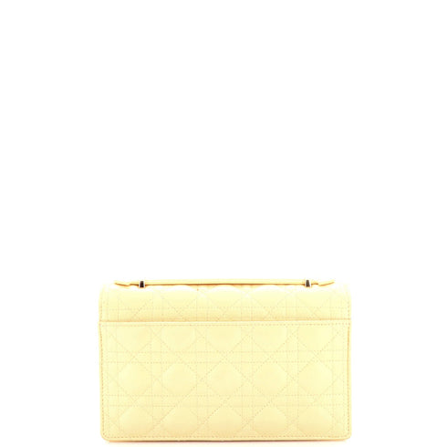 My Dior Top Handle Flap Bag Cannage Quilt Lambskin Small