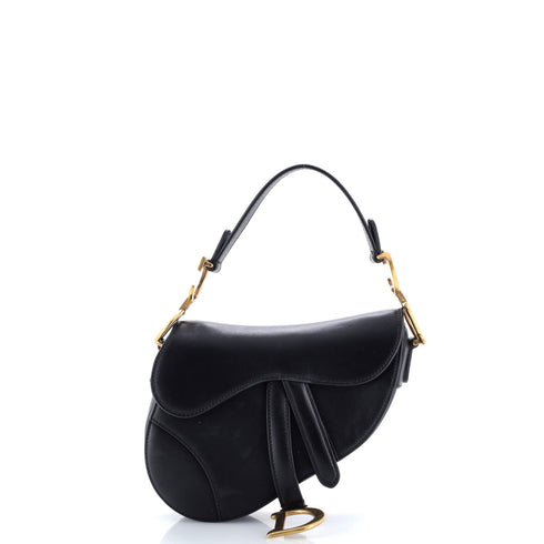 Saddle Handbag Leather Mini