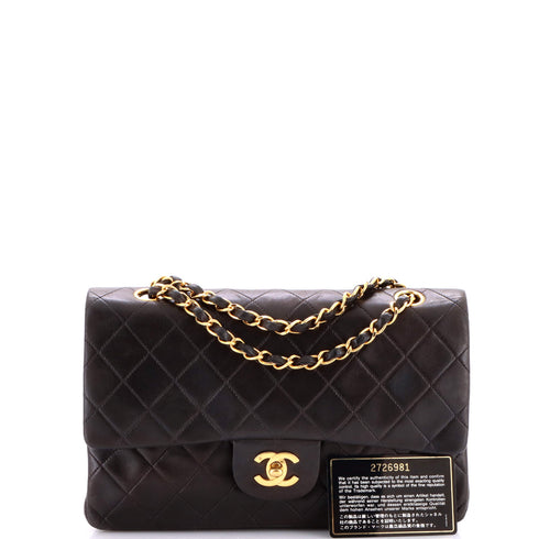 Vintage Classic Double Flap Bag Quilted Lambskin Medium