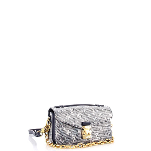 Pochette Metis Monoglam Jacquard Canvas East West