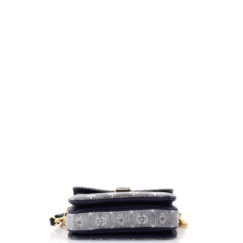Pochette Metis Monoglam Jacquard Canvas East West