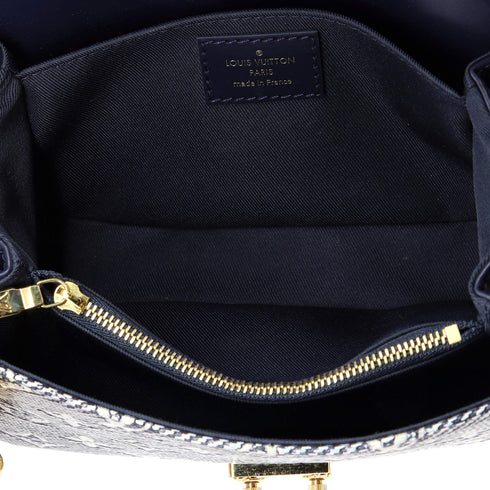 Pochette Metis Monoglam Jacquard Canvas East West
