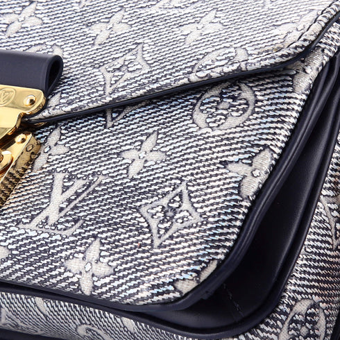Pochette Metis Monoglam Jacquard Canvas East West