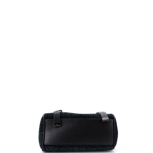 Alexa Satchel NM Printed Suede and Leather Mini
