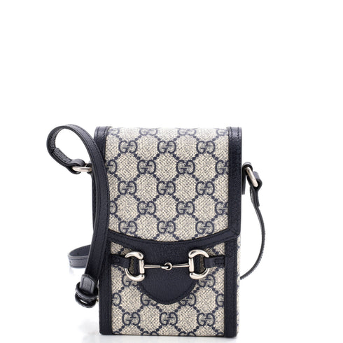 Horsebit 1955 Crossbody Bag GG Coated Canvas with Leather Mini