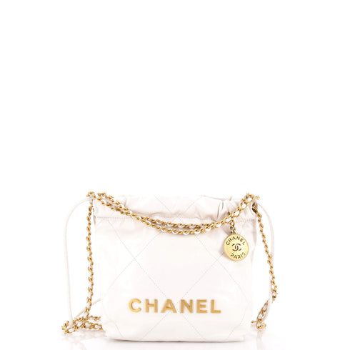 22 Chain Hobo Quilted Calfskin Mini