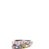 Saddle Handbag with Strap Printed Leather Medium