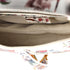 Saddle Handbag with Strap Printed Leather Medium