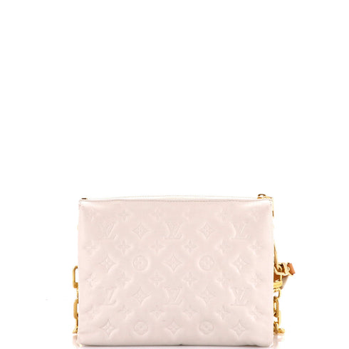 Coussin Bag Monogram Embossed Lambskin PM
