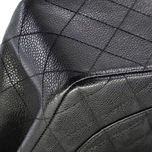 Classic Single Flap Bag Quilted Caviar Jumbo