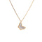 Sweet Alhambra Butterfly Pendant Necklace 18K Yellow Gold and Mother of Pearl