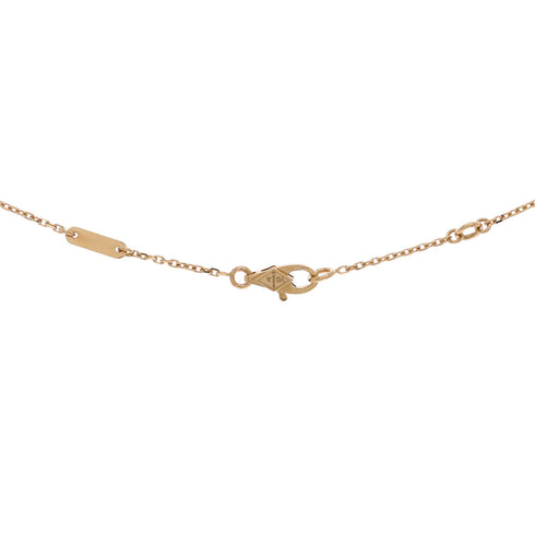 Sweet Alhambra Butterfly Pendant Necklace 18K Yellow Gold and Mother of Pearl