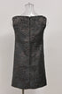 Women's Dsquared2 Mini Embellished Shift Dress in Black Polyester