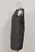 Women's Dsquared2 Mini Embellished Shift Dress in Black Polyester