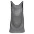 Women's Alexander Wang Knit-Striped Tank Top in Black and White Rayon