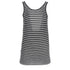 Women's Alexander Wang Knit-Striped Tank Top in Black and White Rayon