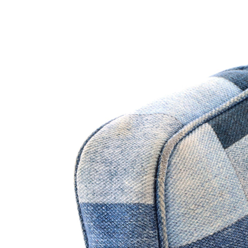 Multi Pochette Accessoires Damier and Monogram Patchwork Denim