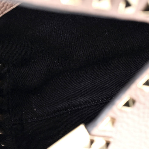 Rockstud Flip Lock Hobo Leather Small