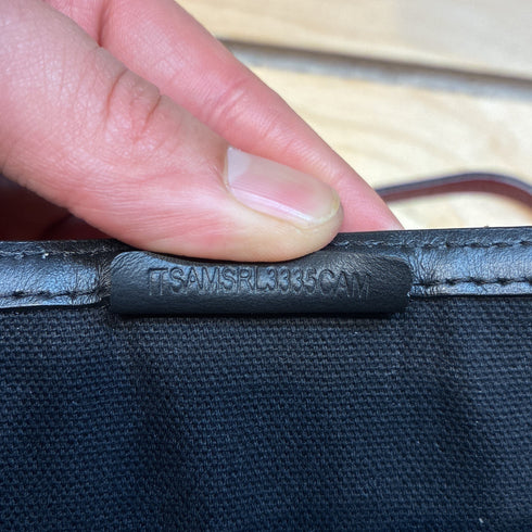 Loxley Crossbody Bag Haymarket Coated Canvas and Leather Small