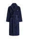 RALPH LAUREN Cotton Terry Robe Cruise Navy